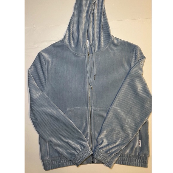 Adam Selman | Corduroy Sweat Zip- Front Hoodie NWT - Picture 2 of 11